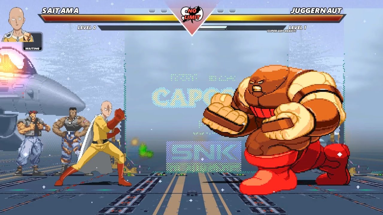 SAITAMA vs JUGGERNAUT - Amazing epic fight battle !