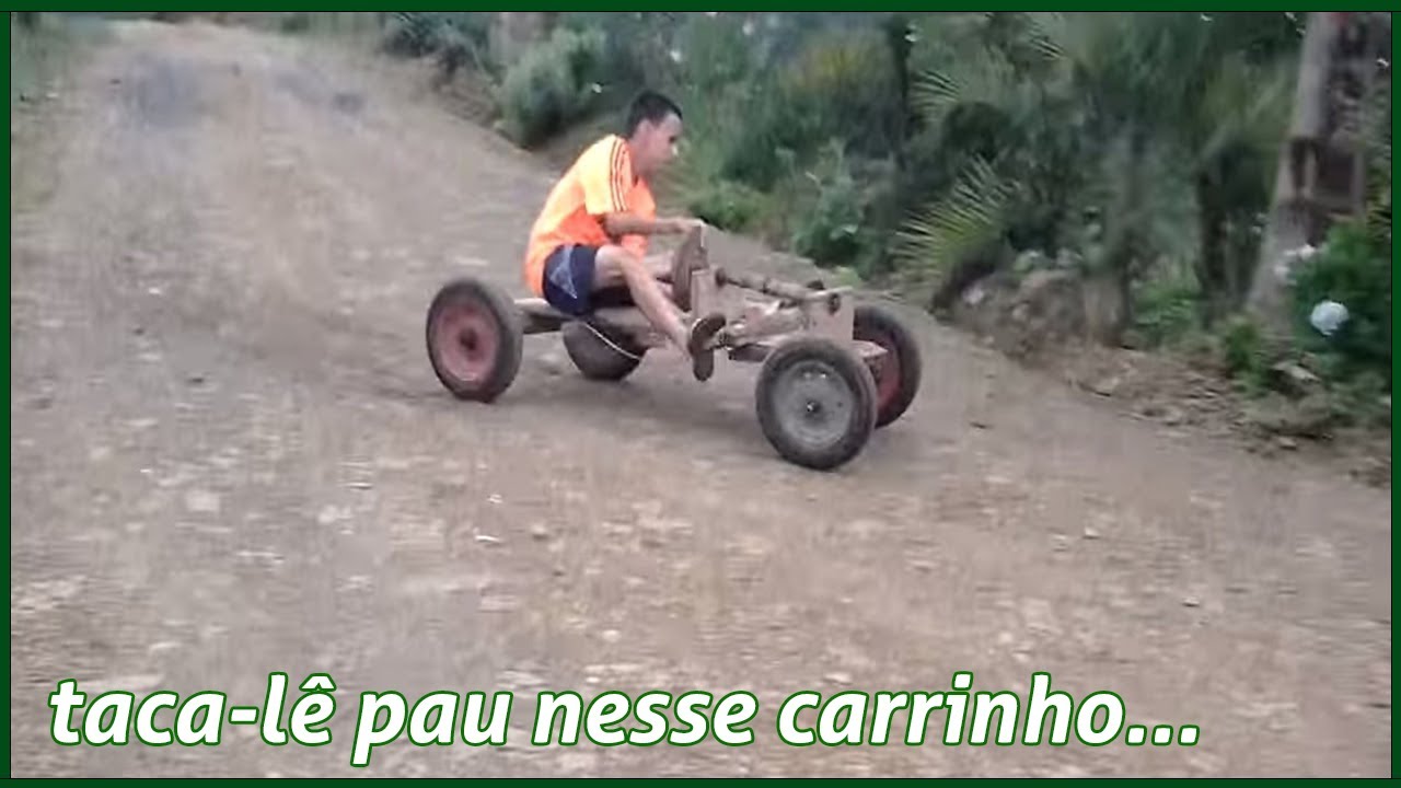 taca-l&ecirc; pau nesse carrinho Marco v&eacute;io