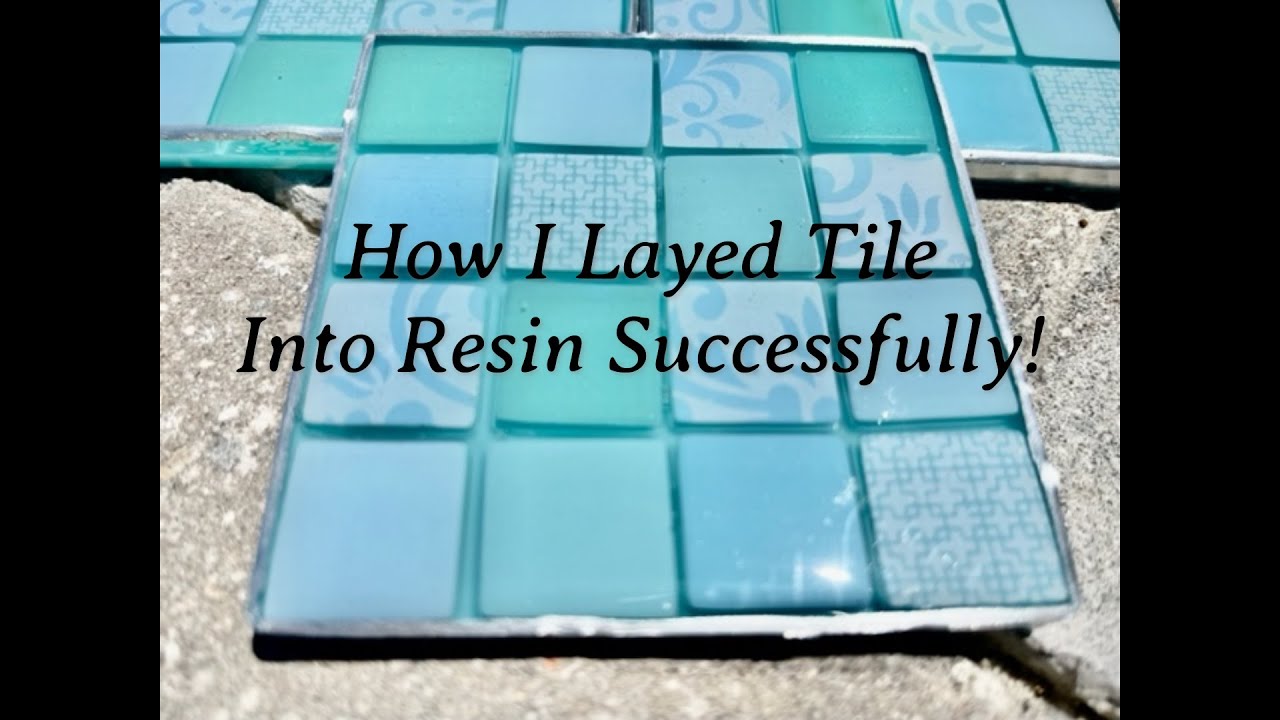 #74 How To Inlay Ceramic Tiles In Resin Coasters - Full Tutorial!
