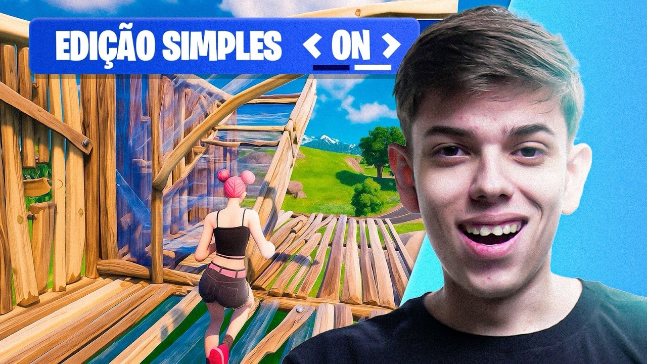 TESTEI a EDIÇÃO SIMPLES pela PRIMEIRA VEZ no FORTNITE! (muito roubado)