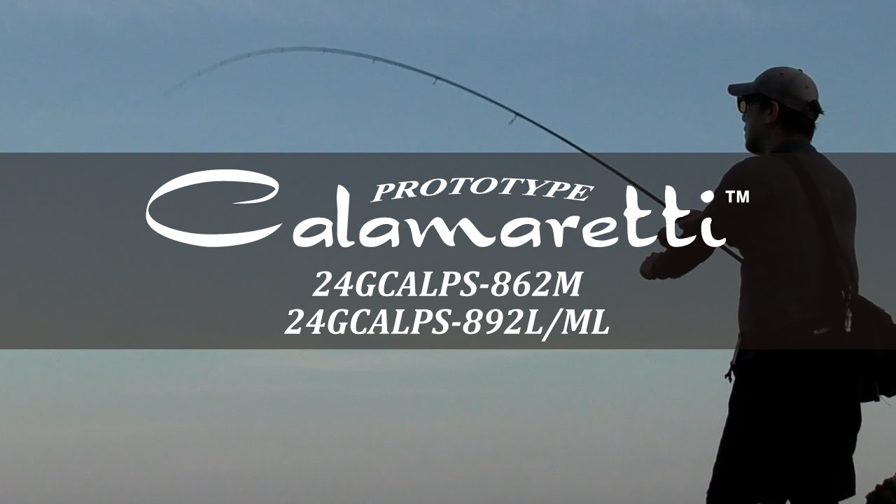 カラマレッティープロトタイプ　24GCALPS-862M・24GCALPS-892L/ML実釣動画【エギング】