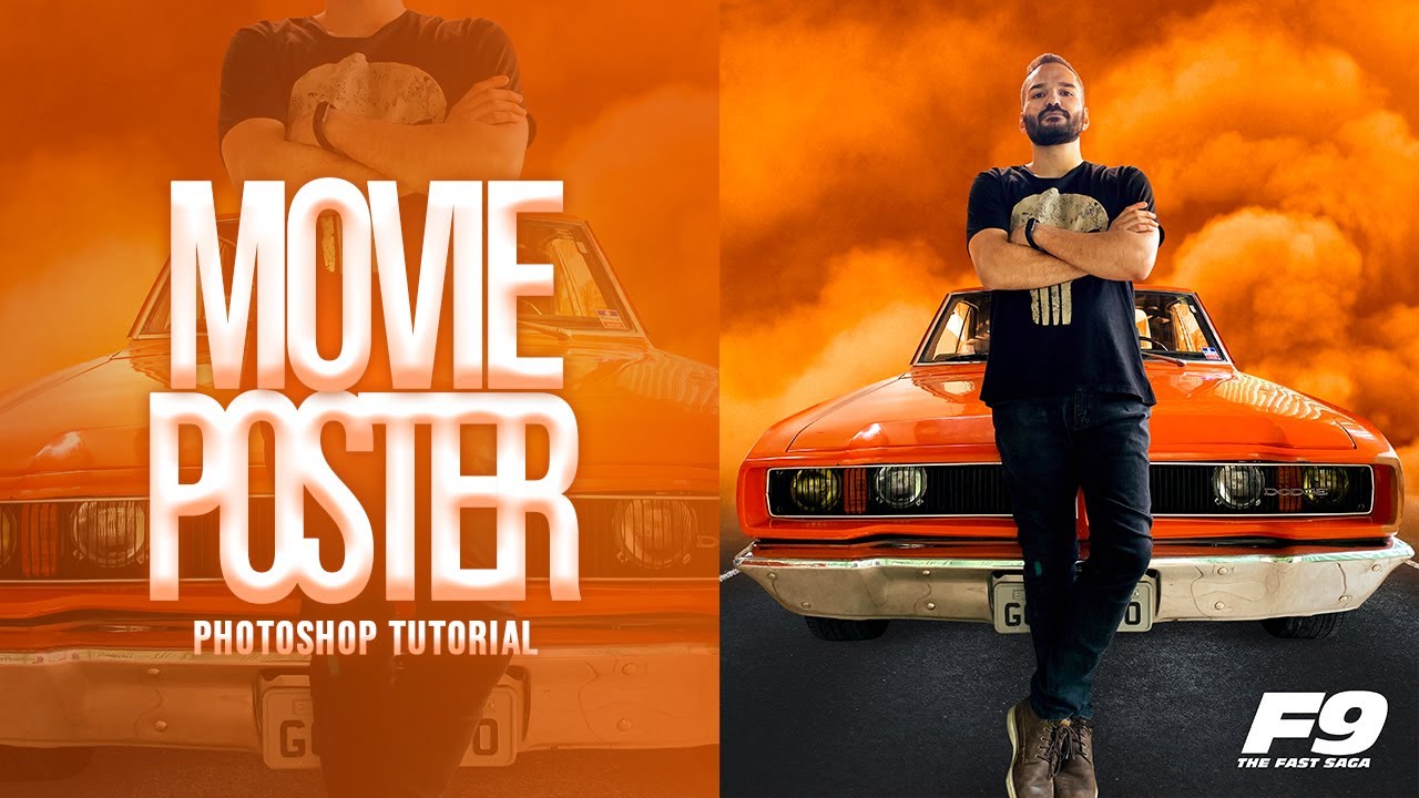 Photoshop Tutorial - Remake Movie Poster F9 The Fast Saga