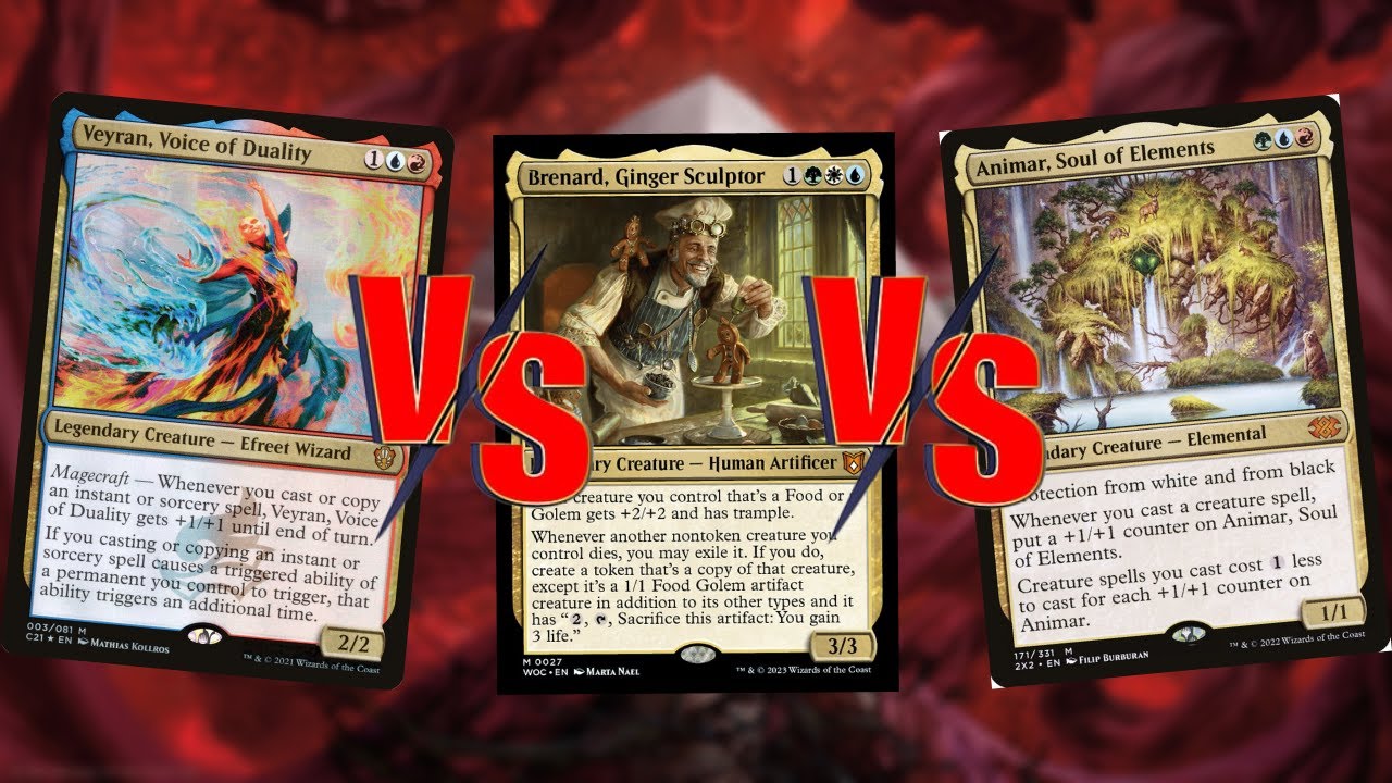 Veyran Vs Brenard Vs Animar EDH/CMDR Gameplay