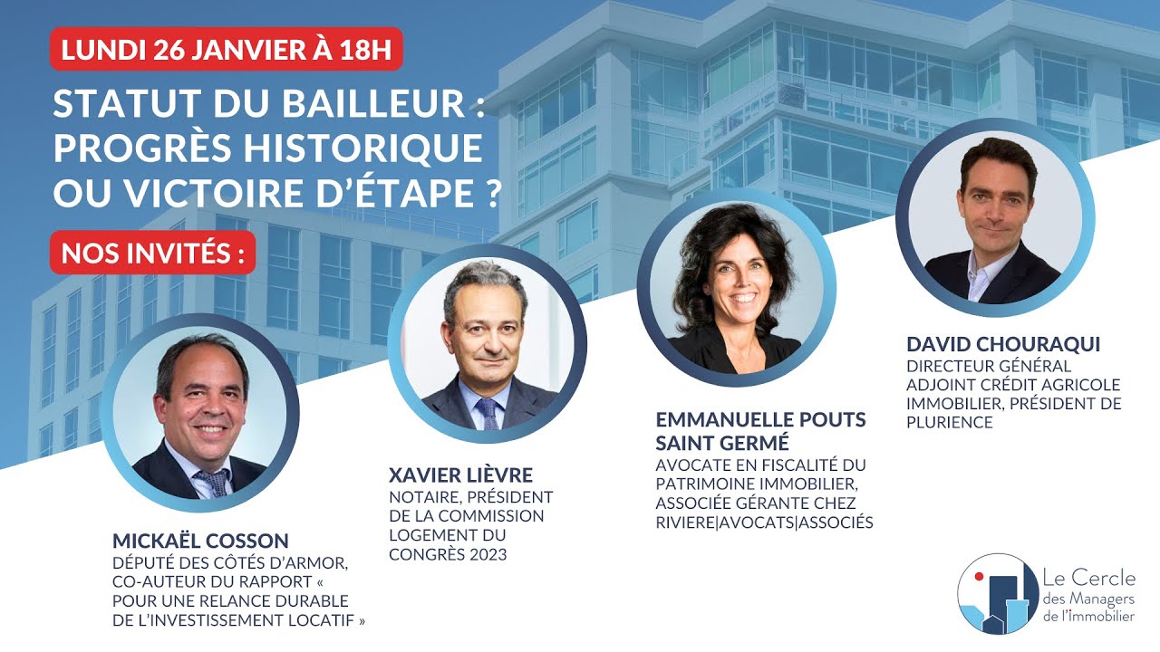 Statut du bailleur : progrès historique  ou victoire d’étape ?
