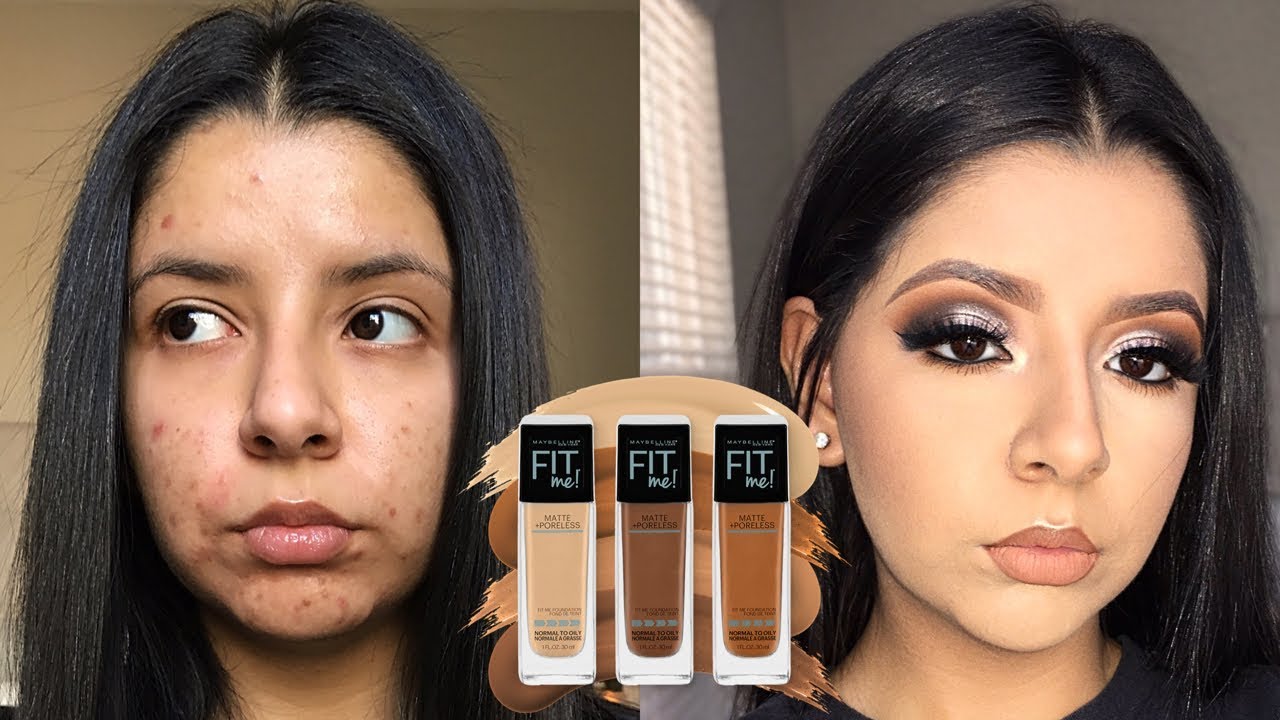 FULL COVERAGE FRIDAY: *DRUGSTORE FOUNDATION* MAYBELLINE FIT ME MATTE + PORELESS FOUNDATION
