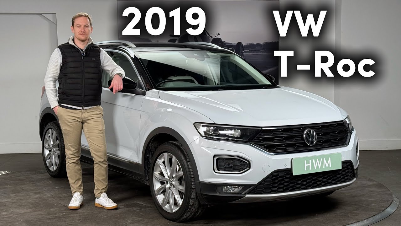 ИДЕАЛЬНЫЙ ЭКЗЕМПЛЯР - VW T-Roc 2019 года выпуска, цвет белый серебристый - Обзор от Оливера.