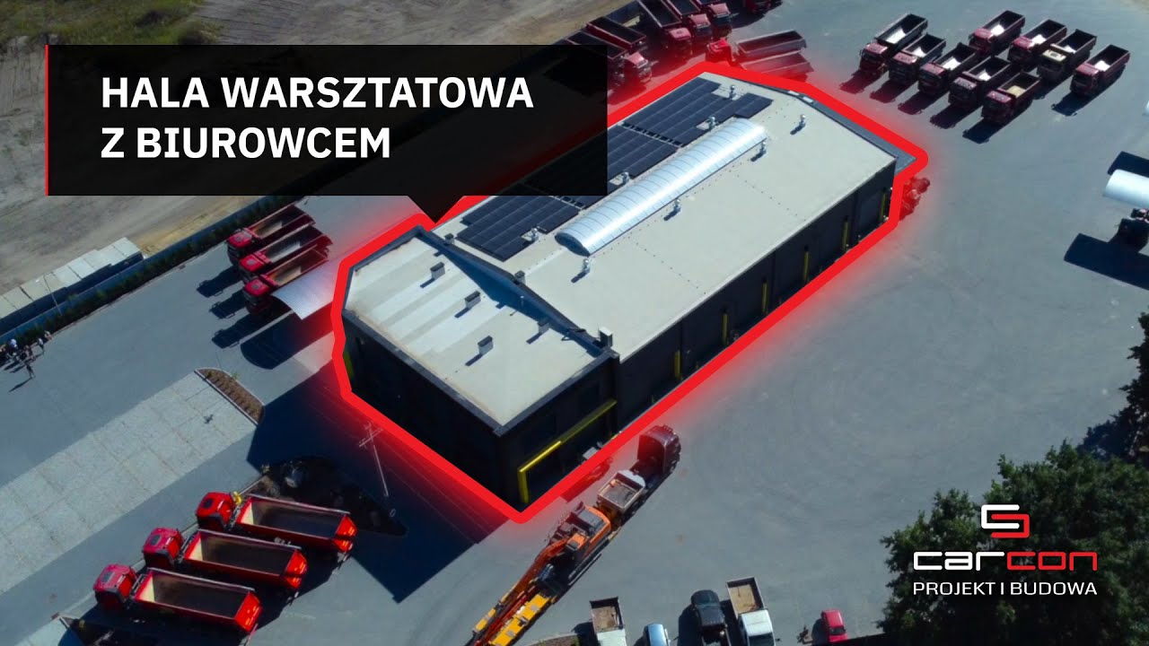 Hala warsztatowa z biurowcem — Jardźwig | #Projekt_i_Budowa