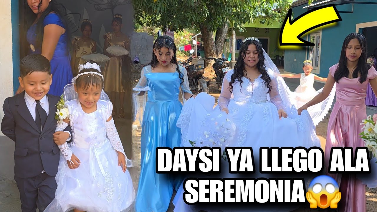 Miren Como Llego DAYSI Ala Seremonia😍asi Luce Ella Con Su Vestido De NOVIA👰‍♀️Tienes Que Ver