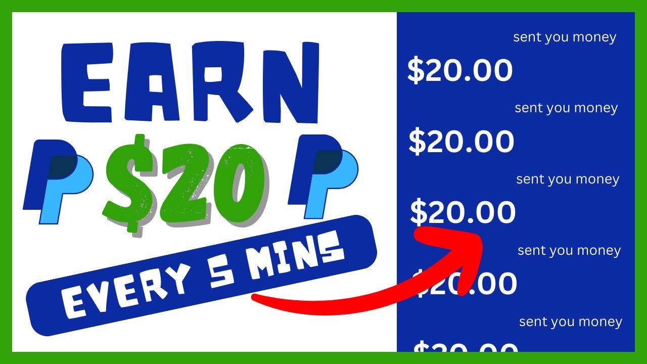 Earn $25 Every 5 Mins Into Your PayPal (Earn PayPal Money For Beginners 2023)