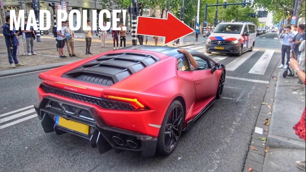 Police VS. Supercars In The City! EPIC Tunnelruns! F1 Aventador, IPE GT3 RS, LOUD R8 V10 And More!