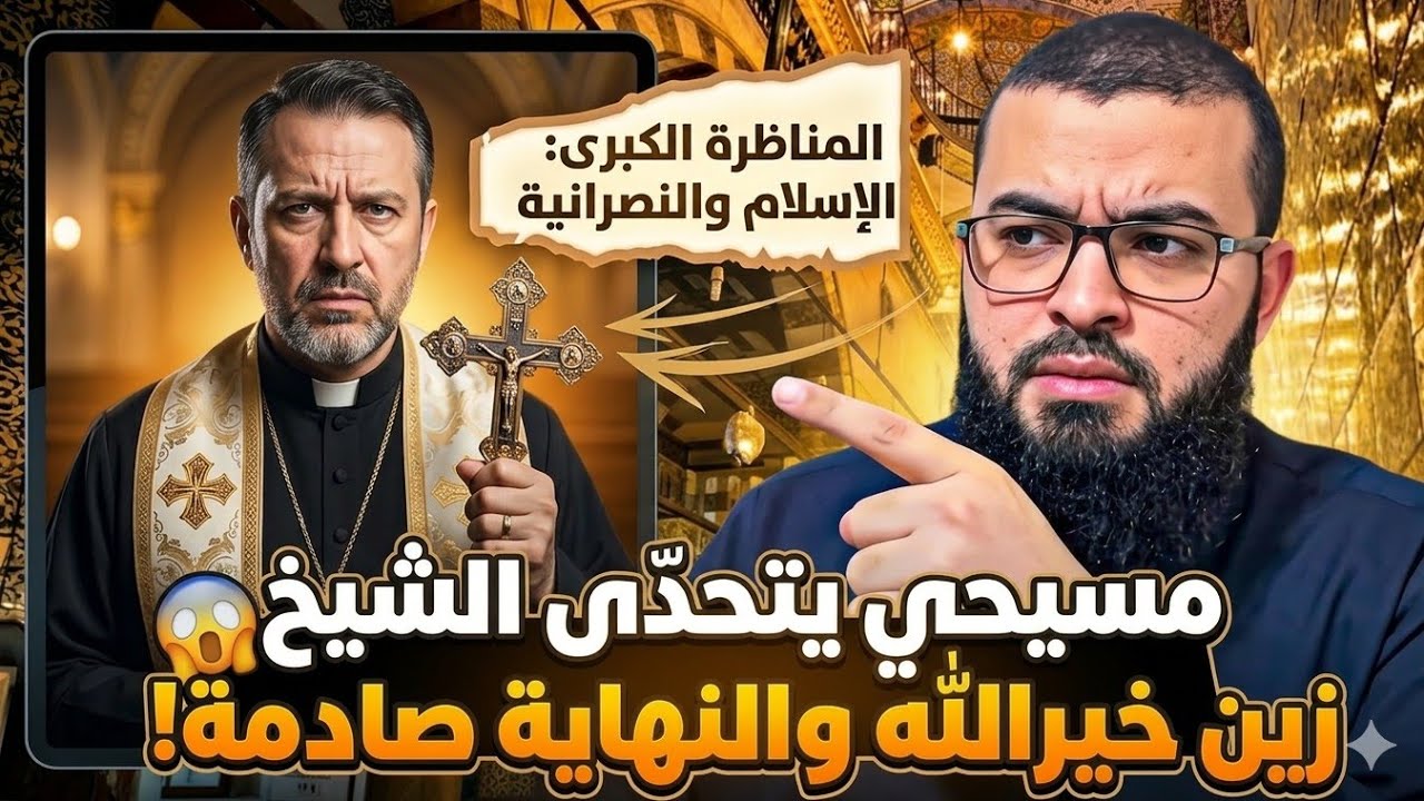 مسيحي يتحدّى الشيخ زين خيرالله في مناظرة قوية… والنهاية صادمة!