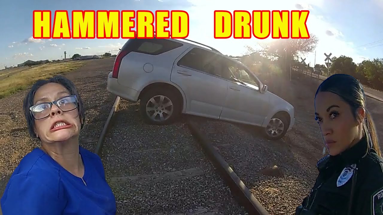 Heavily Intoxicated Woman Confuses Train Tracks for Pavement