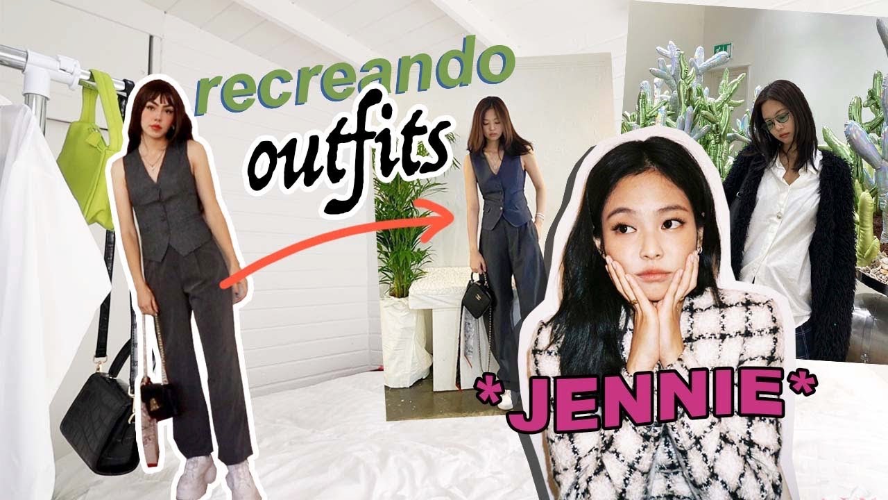 RECREANDO OUTFITS DE JENNIE DE BLACKPINK!