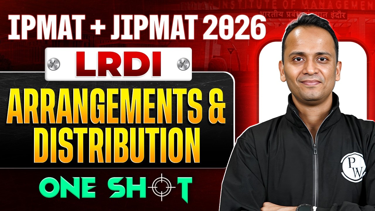 Arrangements and Distribution in One Shot | IPMAT + JIPMAT 2026 Quants