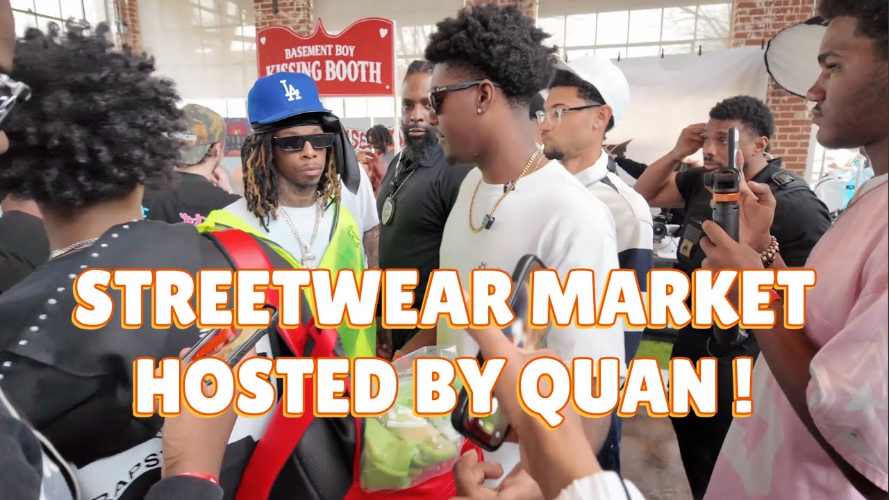 I WENT TO A STREETWEAR MARKET IN ATLANTA HOSTED BY QUAN ! 