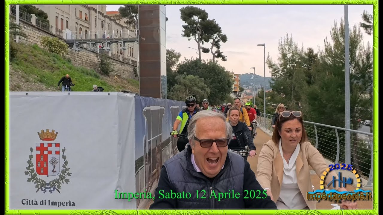 Imperia - Sabato 12 Aprile 2025 - Inaugurazione tratto di Ciclabile 