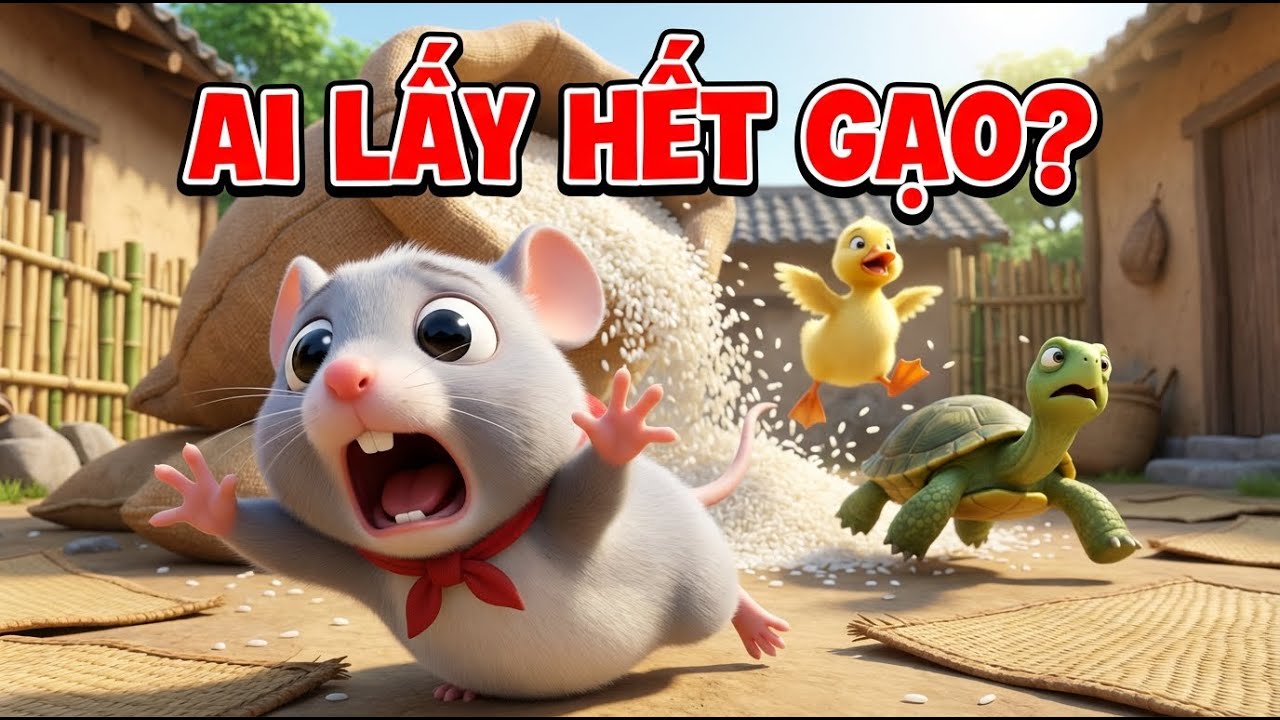 Hoạt Hình 3D Thiếu Nhi | Chú Chuột Nghịch – Thủ Phạm Trong Bóng Rơm | Tập 3