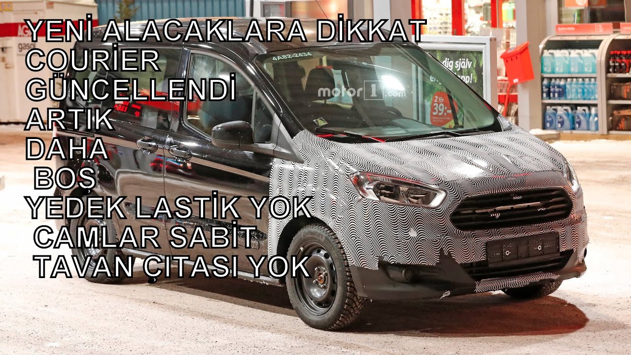 TOURNEO COURİER DEĞİŞTİ ARTIK DAHA BOŞ YEDEK LASTİK YOK !!!