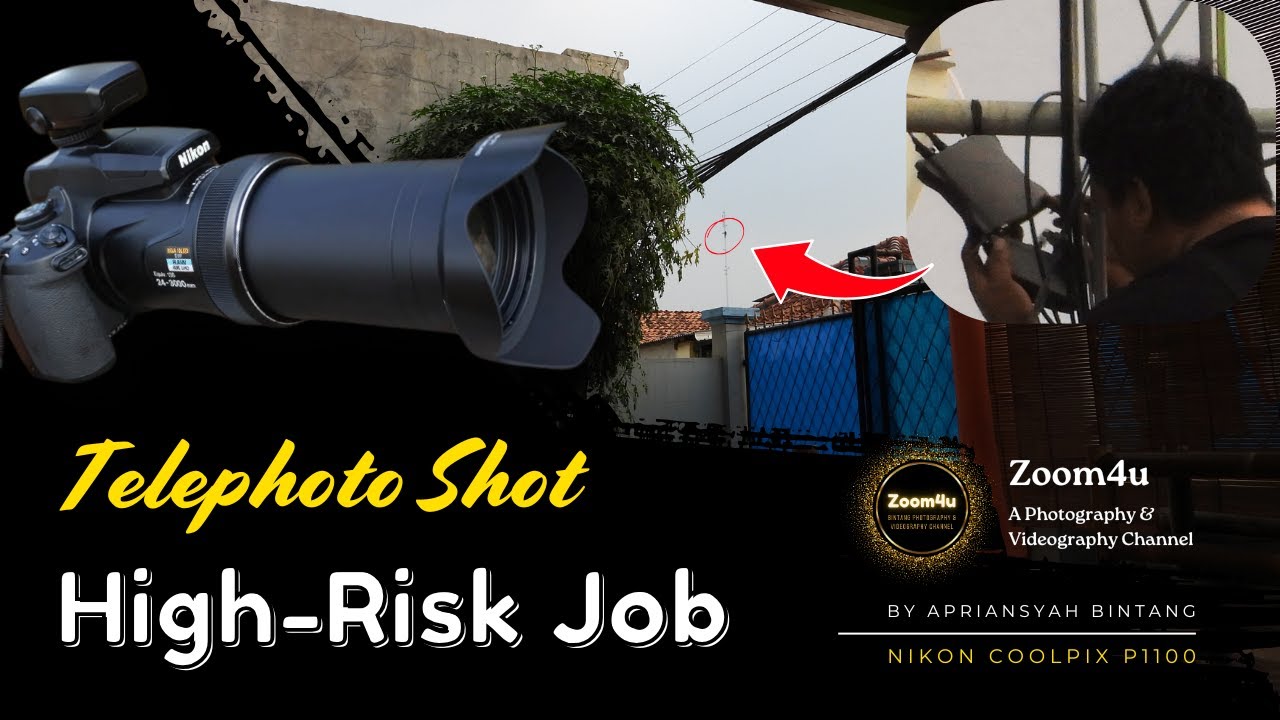 High-Risk Job Telephoto Shot #TelephotoShot #adventurephotography   #JobSafety #telephotolens