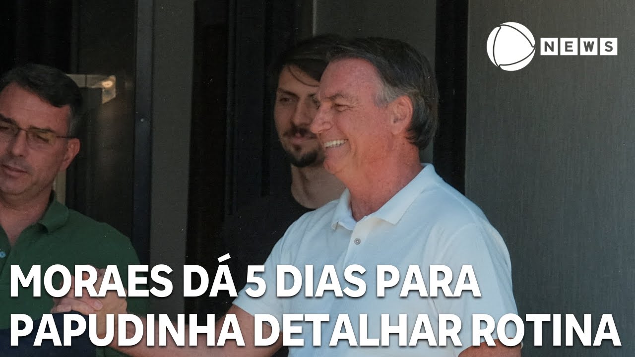 Moraes dá cinco dias para Papudinha detalhar rotina de Bolsonaro na prisão