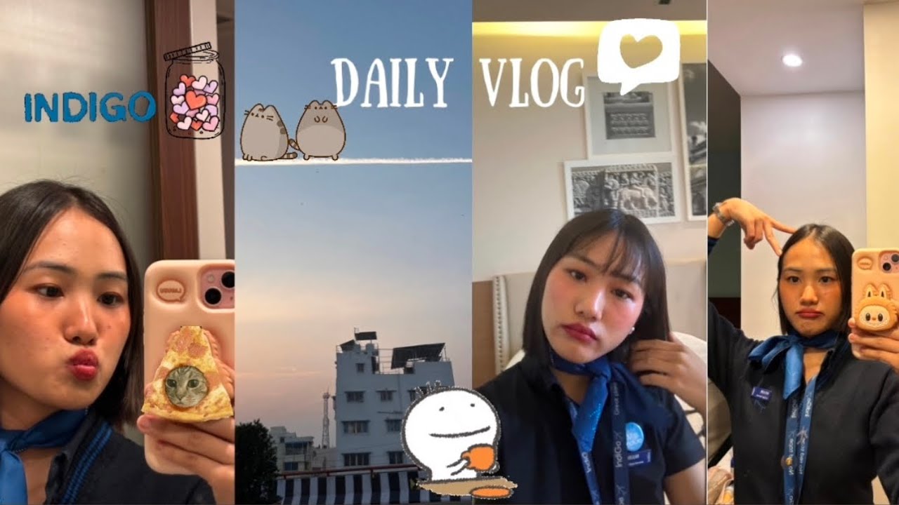 Let’s operate 1Day pattern with me || a day in life of a cabin crew # indigo#cabincrew