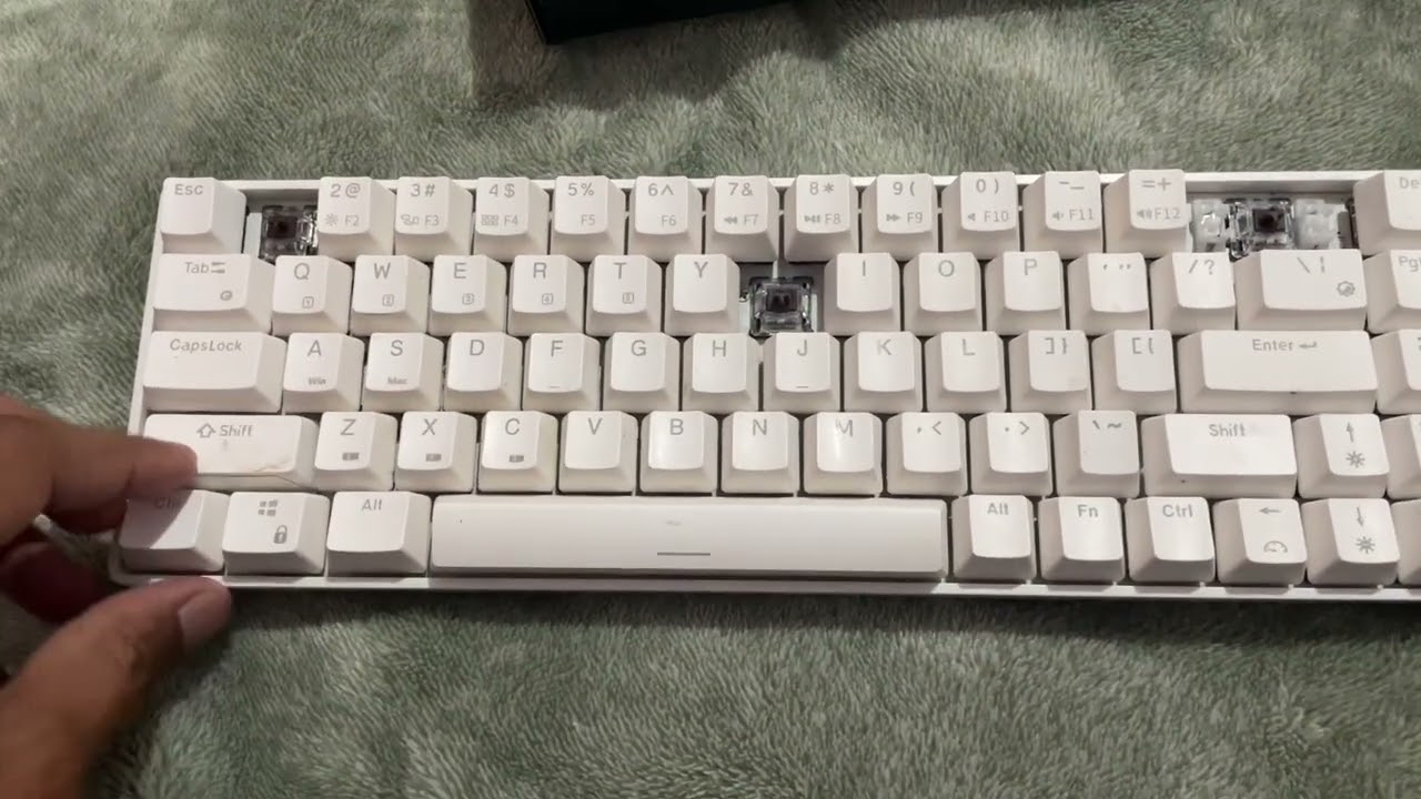 Teclado de 400 dólares en la basura 