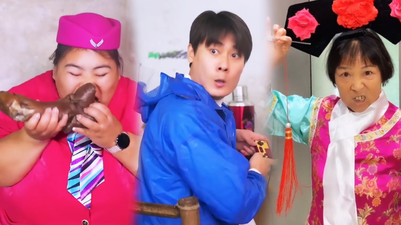 Greedy Fat Girl Eats The Devil Mother's Pig's Trotters, Guige Replaces Them With Fake Ones！