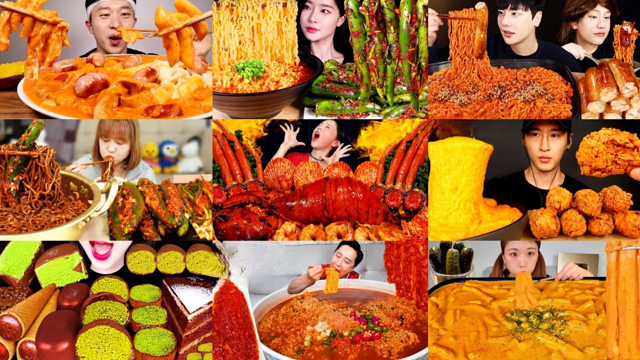 🔥 Satisfying 1-Hour MUKBANG ASMR Food Compilation🤤