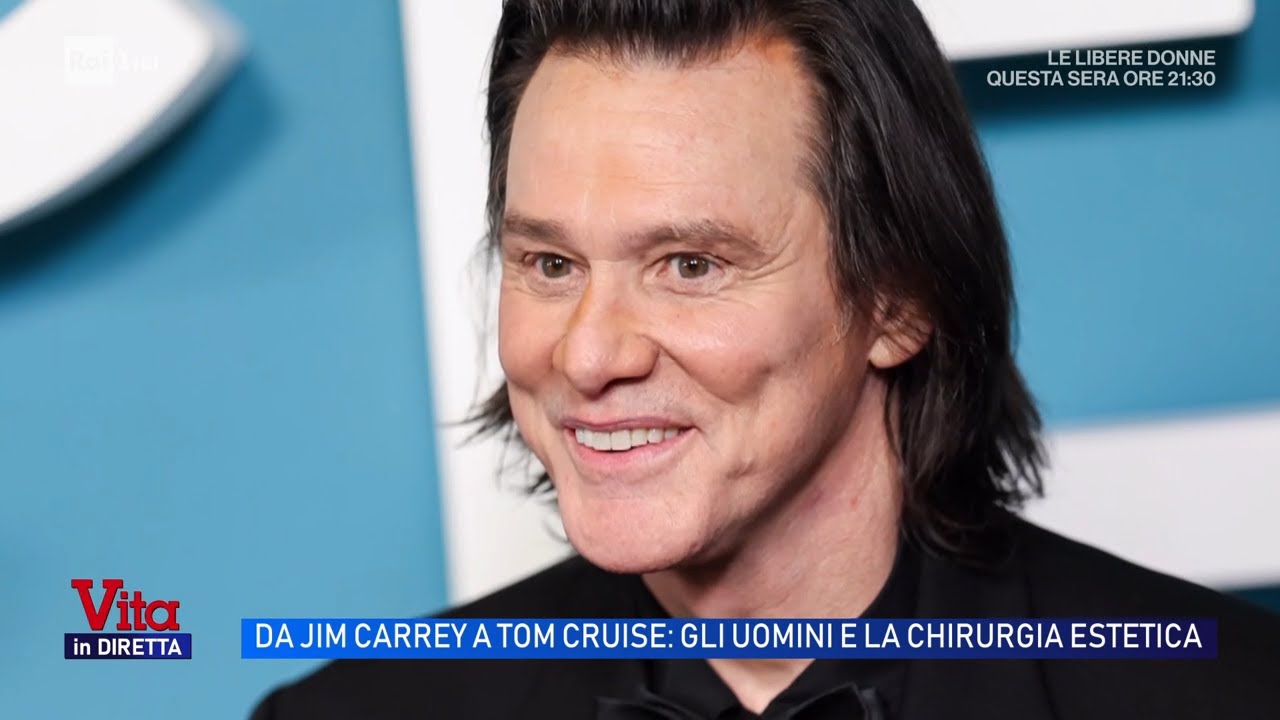 Da Jim Carrey a Tom Cruise: gli uomini e la chirurgia estetica - Vita in diretta 10/03/2026