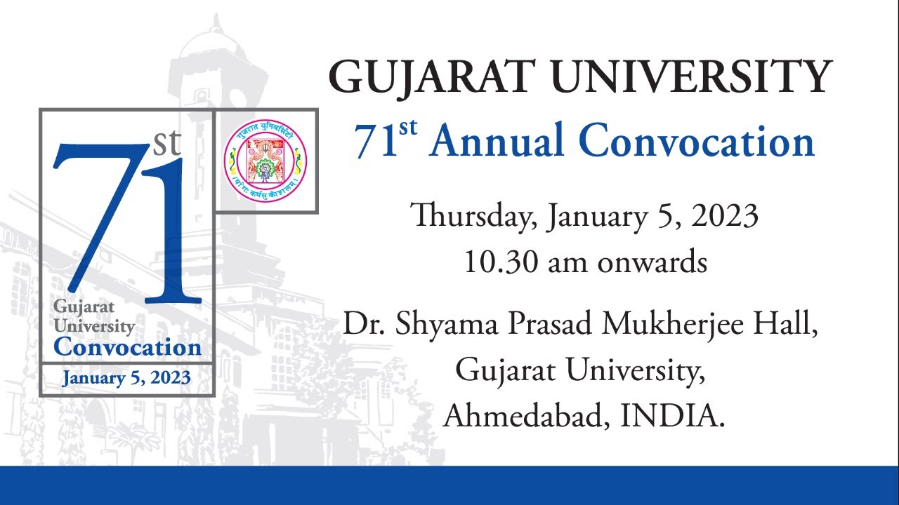 71st Annual Convocation | Gujarat University