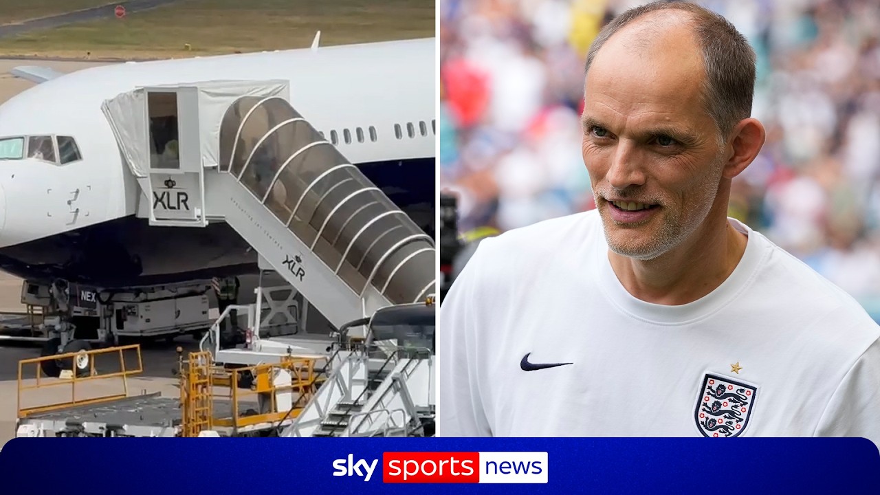 England players land at Birmingham Airport after World Cup campaign