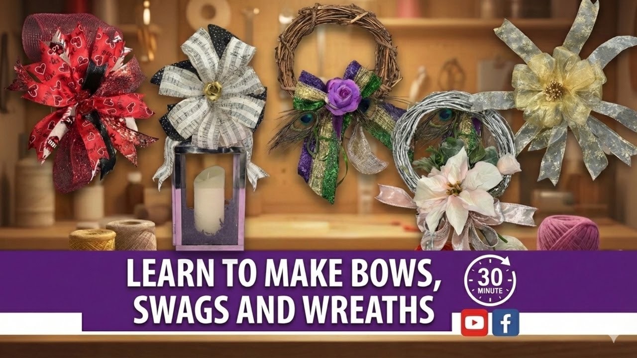 Bowdabra® Live: Make Swags, Bows & Wreaths Fast!