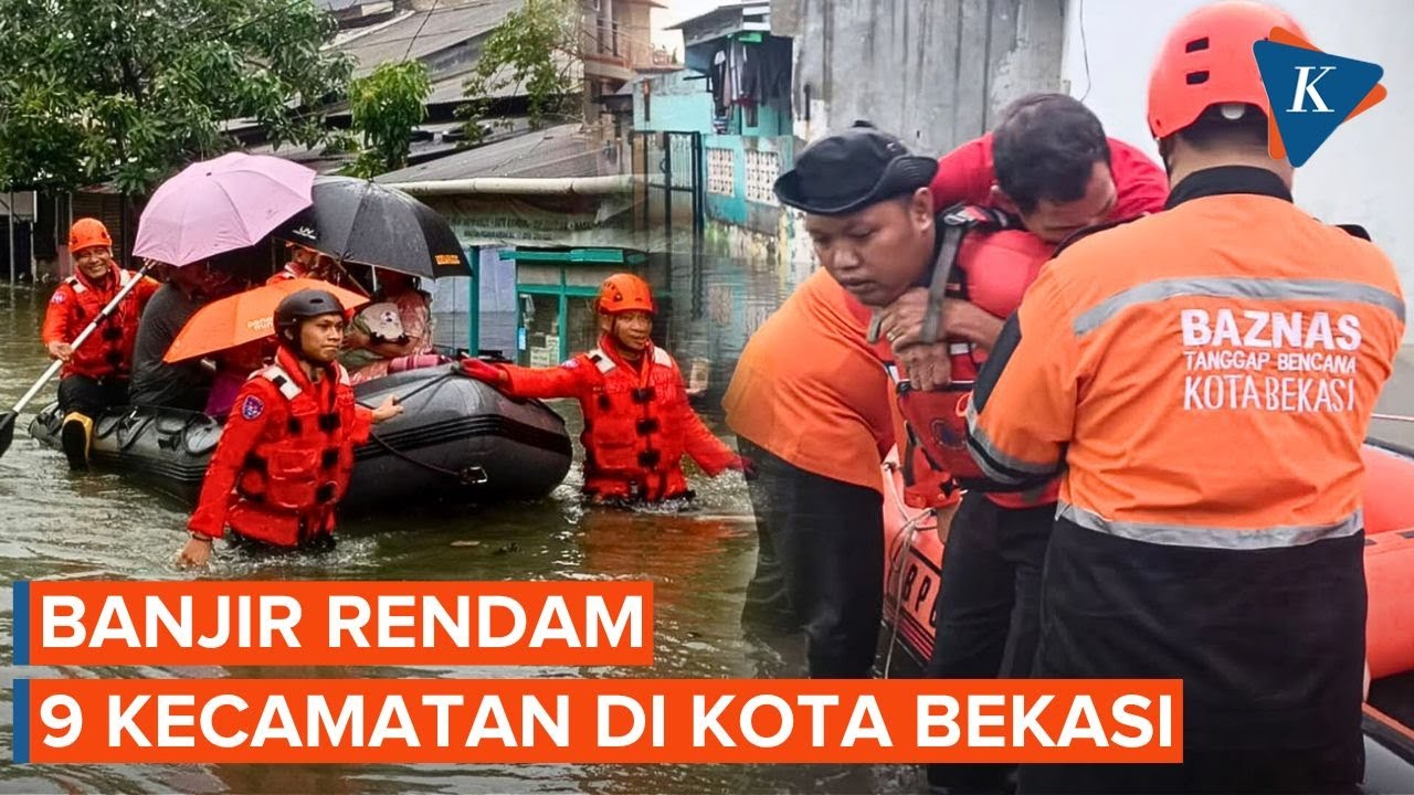 Banjir Rendam 9 Kecamatan di Kota Bekasi, Ada yang Capai 1,5 Meter