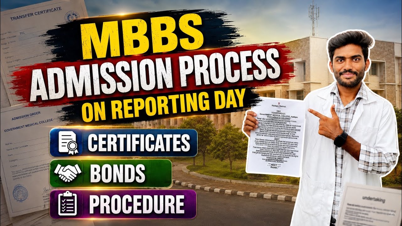 MBBS🩺REPORTING DAY FULL PROCESS|| MEDICAL COLLEGE ADMISSION PROCEDURE ||MBBS ADMISSION PROCESS 2026🩺