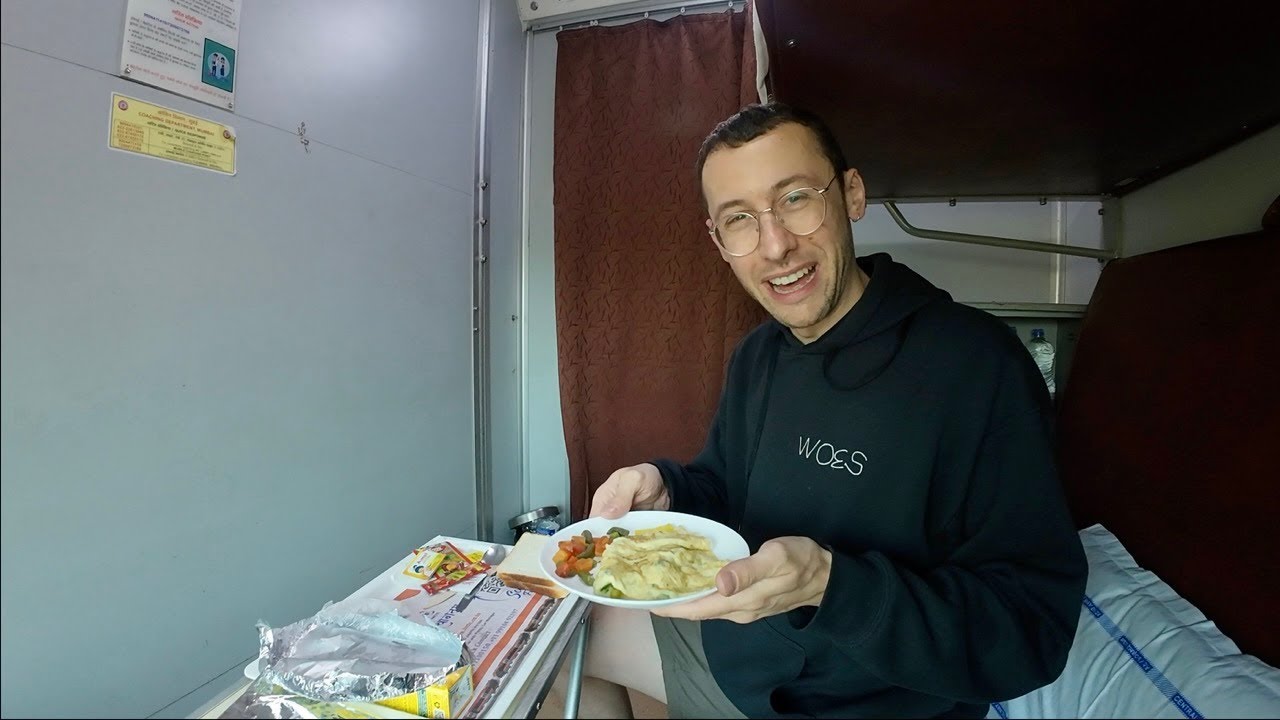 Foreigners First Indian Sleeper Train | Kochi To Goa (First Class) 🇮🇳