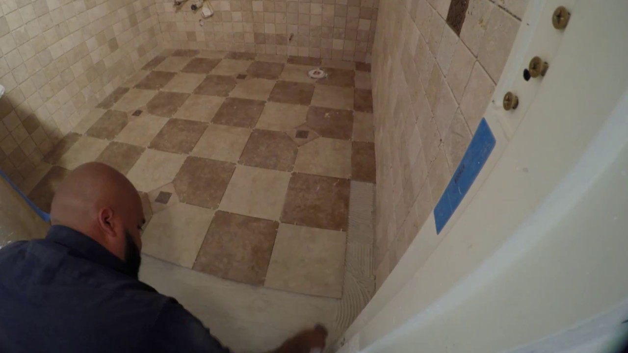 Tile Install Time Lapse