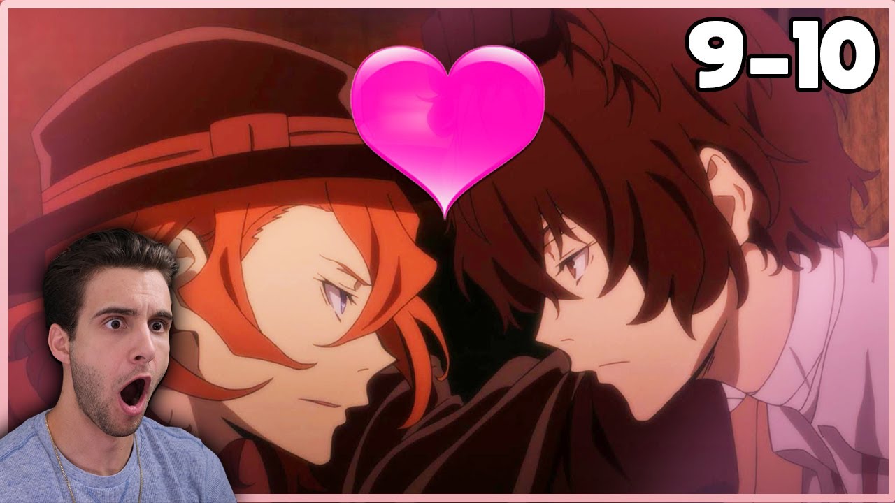 Я НАКОНЕЦ-ТО встретил Чую | Bungo Stray Dogs, эпизоды 9 и 10, слепая реакция