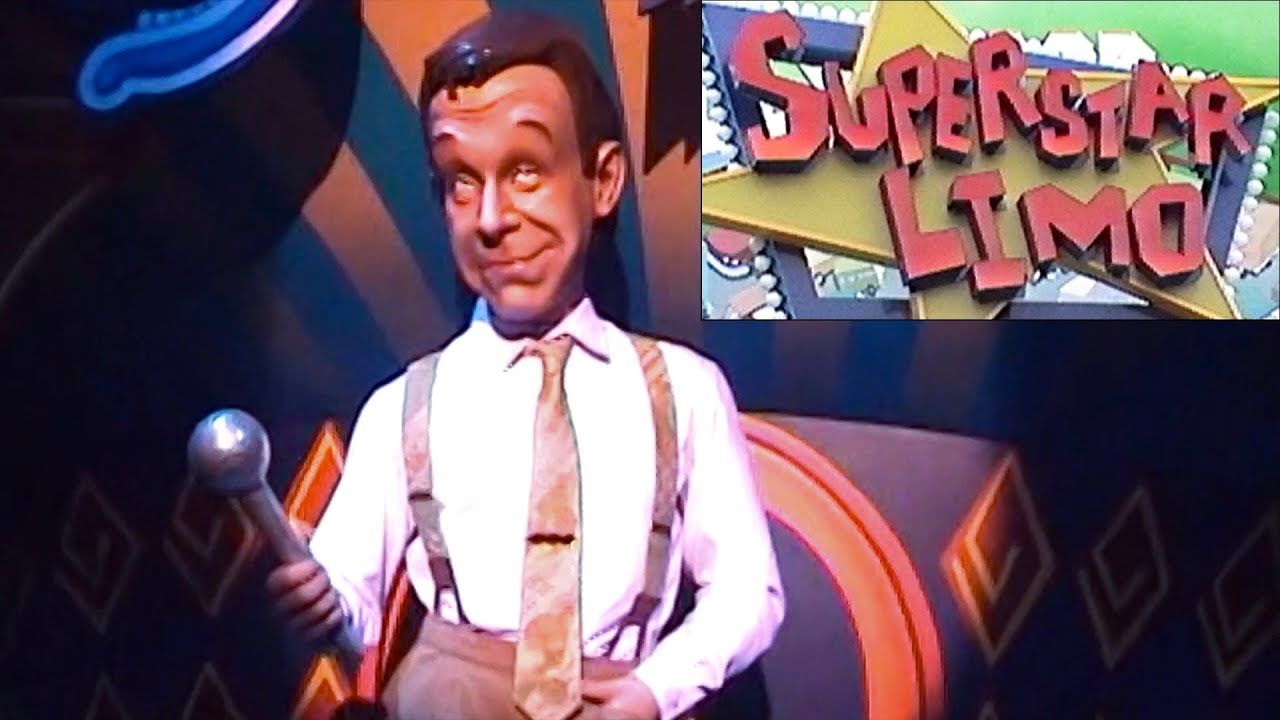 Поездка на лимузине Superstar Limo 2001 POV в парке развлечений Disney's California Adventure во ...