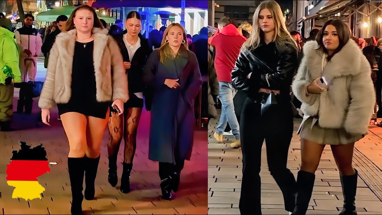 Osnabrück City in Germany/#disco #nightlife #party /walking tour in 4K