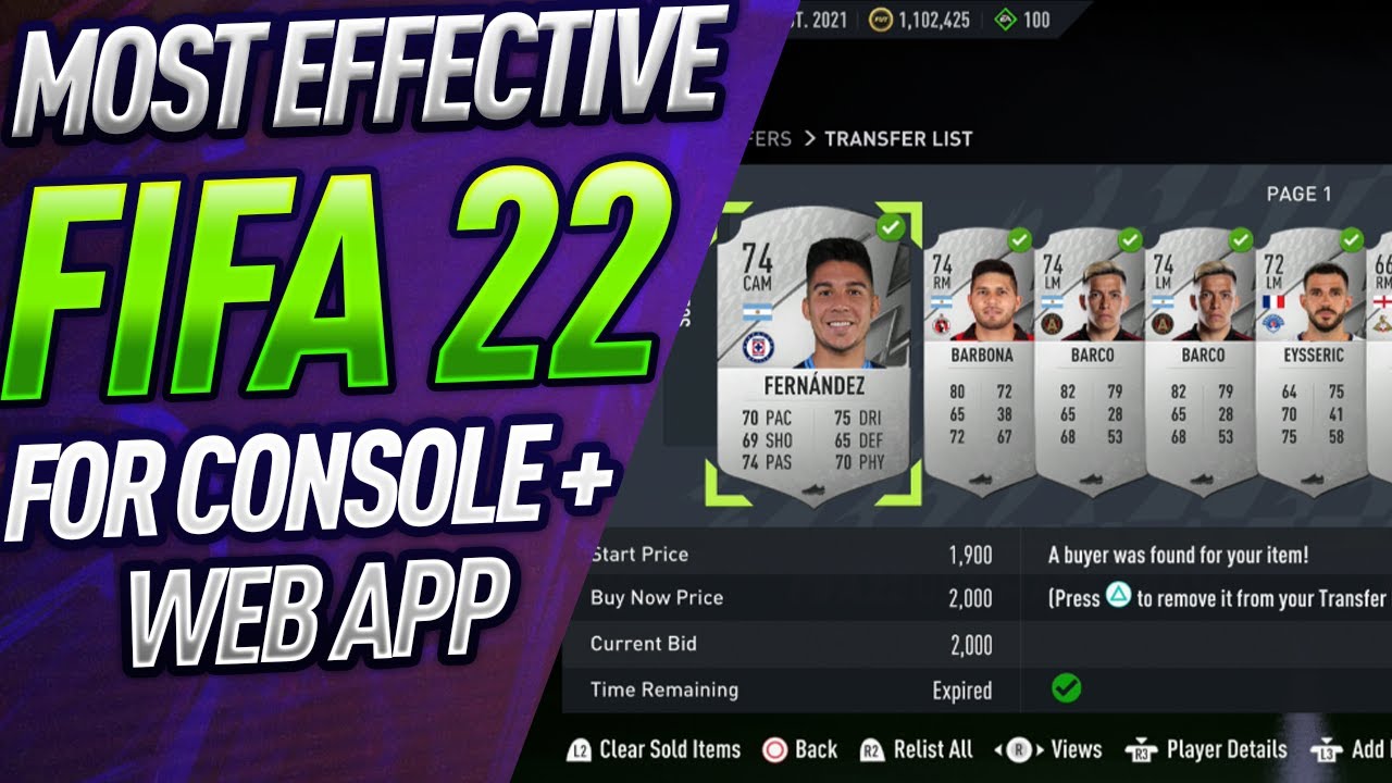 A FIFA MILLIONAIRS BEST FIFA 22 TRADING METHOD / SNIPING FILTER