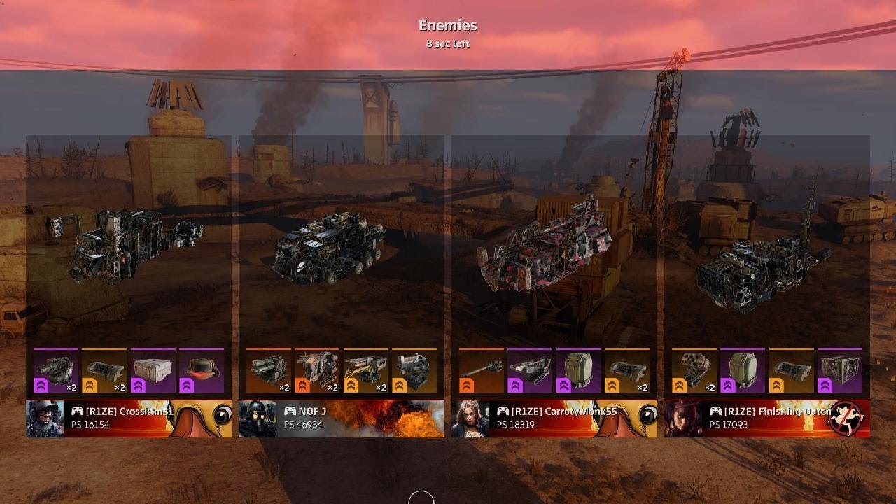 Crossout Leviathans Clan War - JCO vs FSU