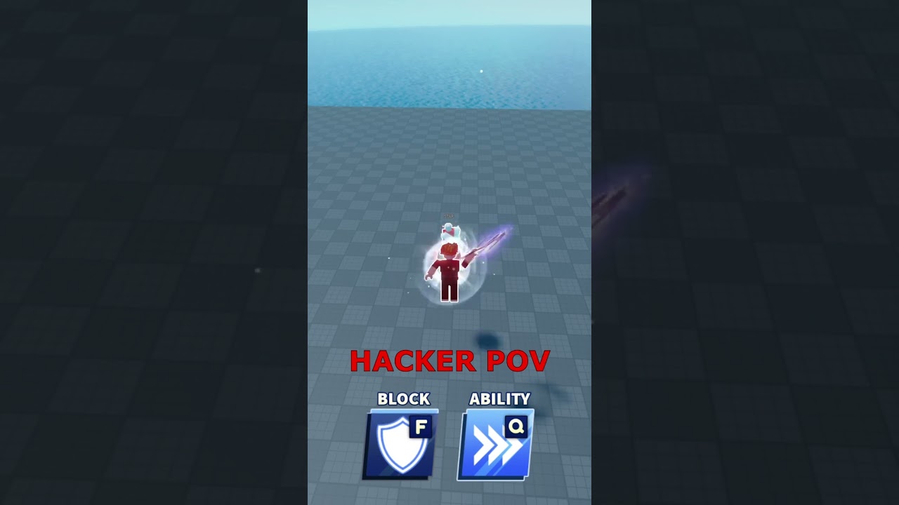 Jitter Click Vs Blade Ball Hacker 💀 #roblox #bladeball #bladeballroblox