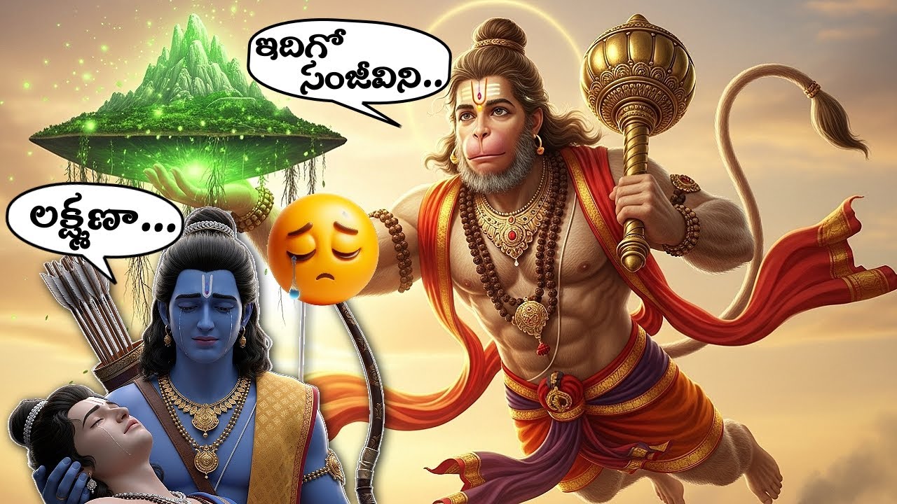 లక్ష్మణుడి కోసం సంజీవని పర్వతాన్నే తెచ్చిన హనుమాన్! 😢 జై శ్రీరామ్ 🚩 | Infinity Devotionals 