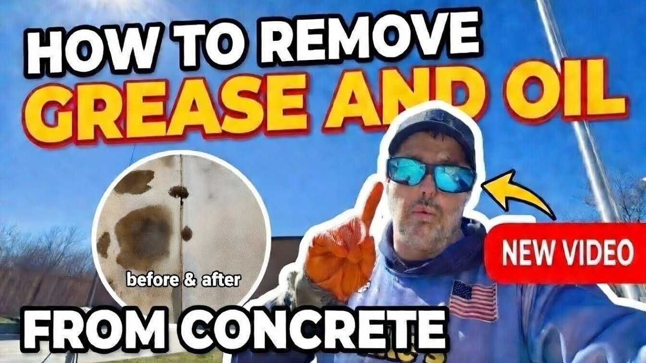 How To Remove Grease and Oil From Concrete Using Sodium Hydroxide Beads