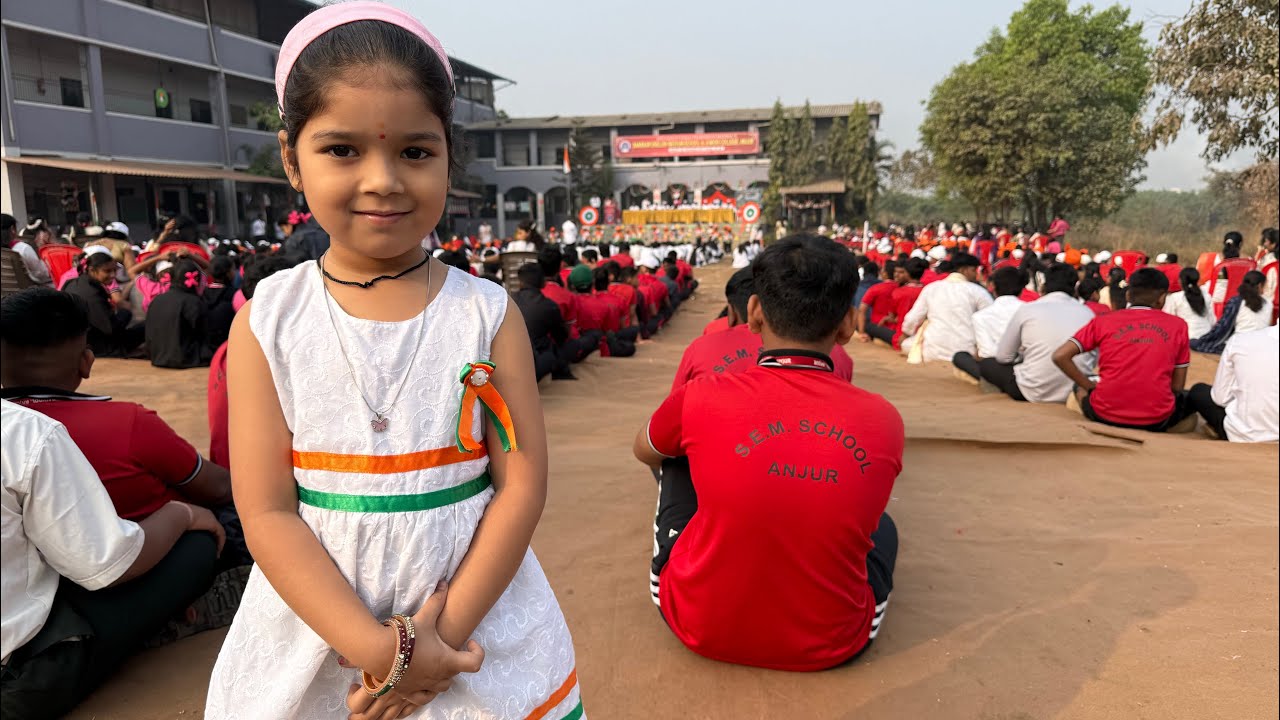 Mahira’s speech on Republic Day in School | sanskar English medium school |Vlog-138| Mahira & Demira