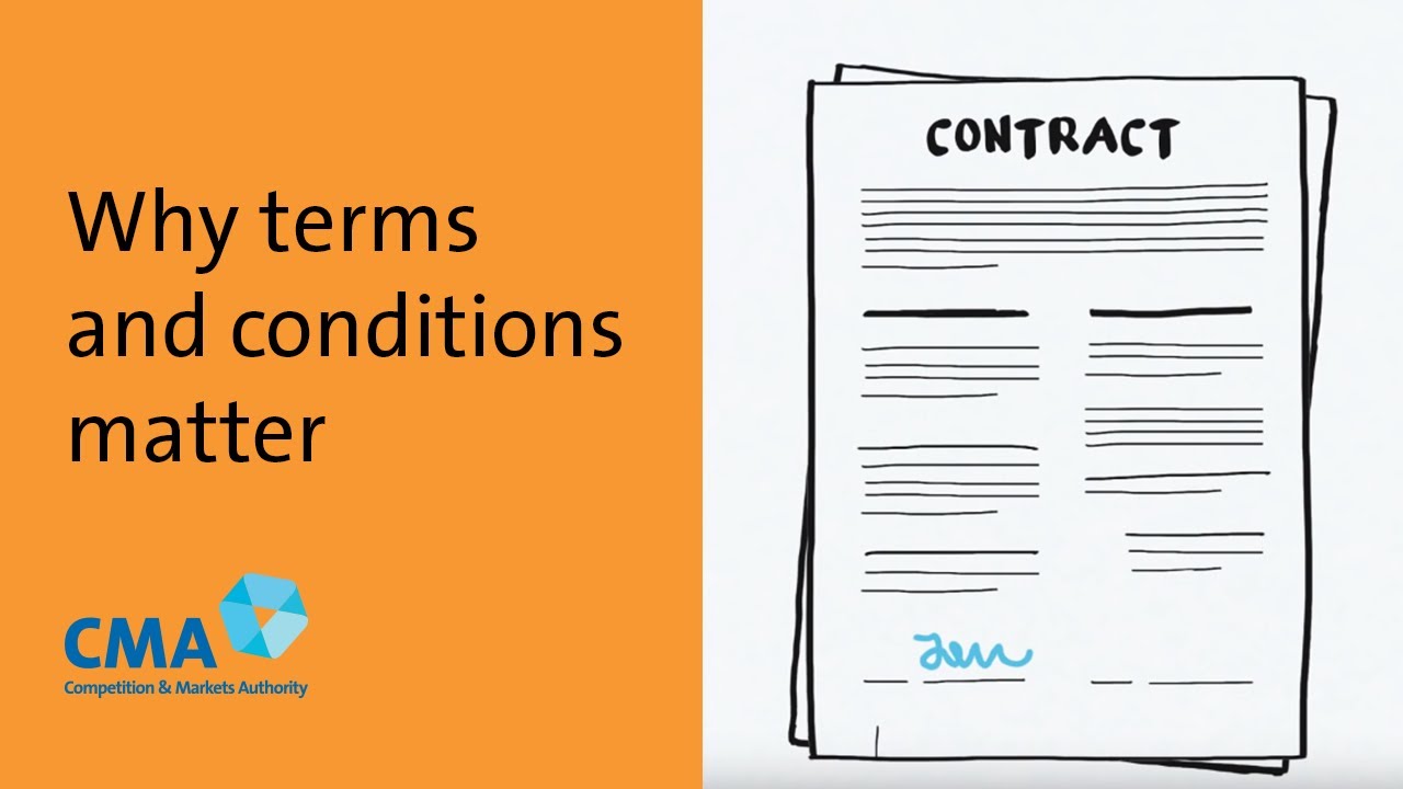 Why terms and conditions matter to your business | UK's Competition and Markets Authority