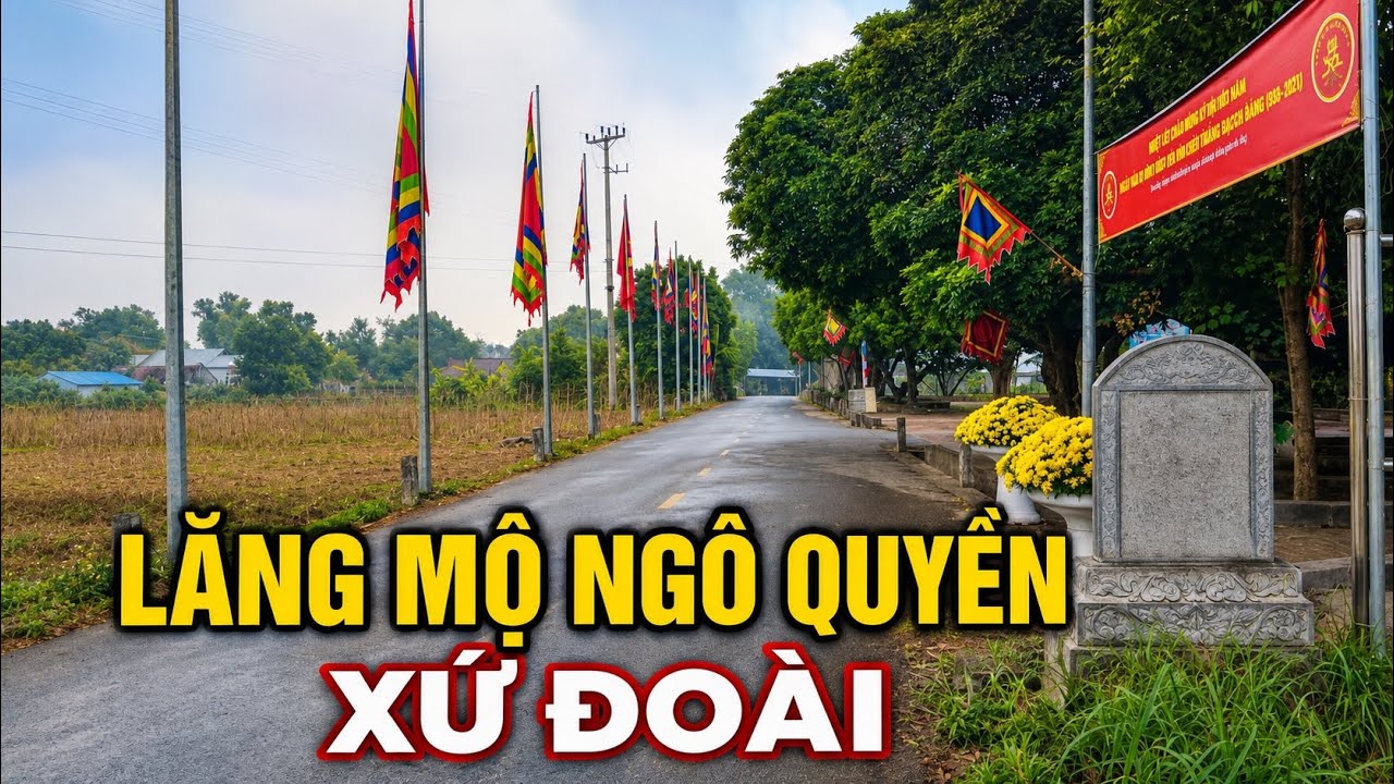 Lăng mộ Ngô Quyền ở Đường Lâm.