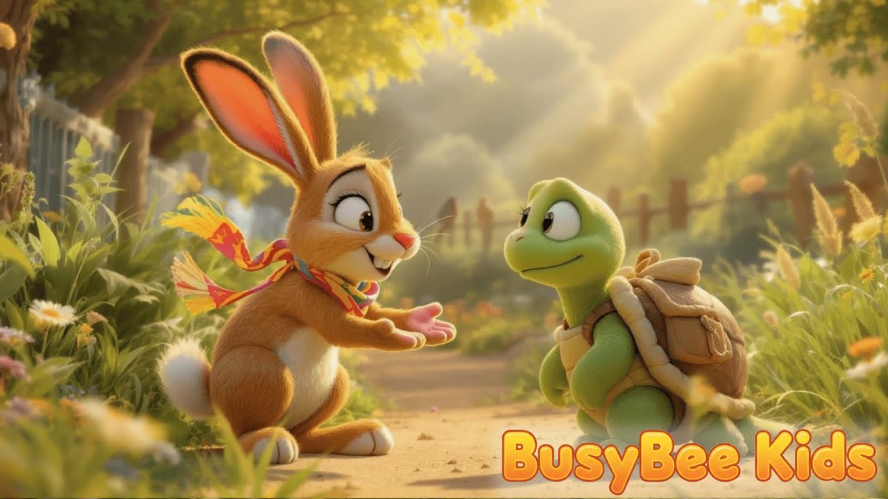 The Hare & The Tortoise 🐢🐇 | Gentle Kids Story