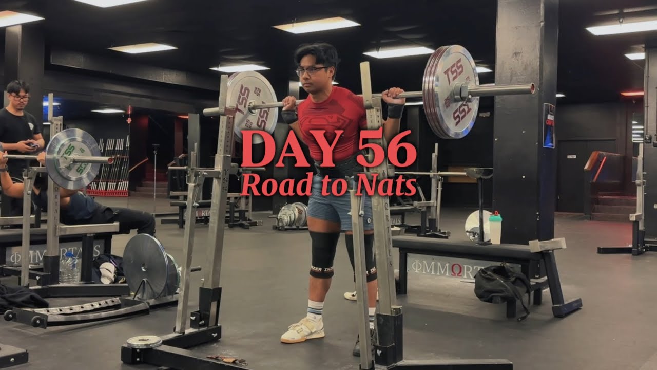 Powerlifting Vlog | Road to Nationals Day 56