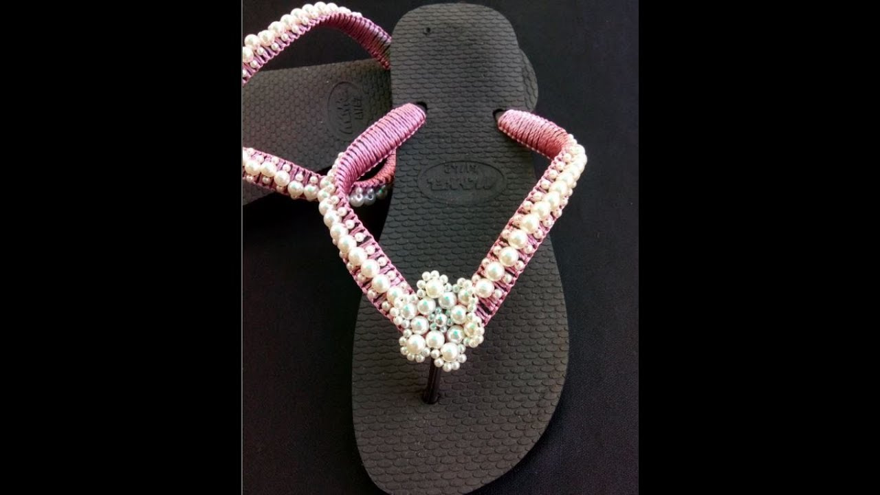 Decoración de ojotas, chanclas y sandalias. (Clase 1)